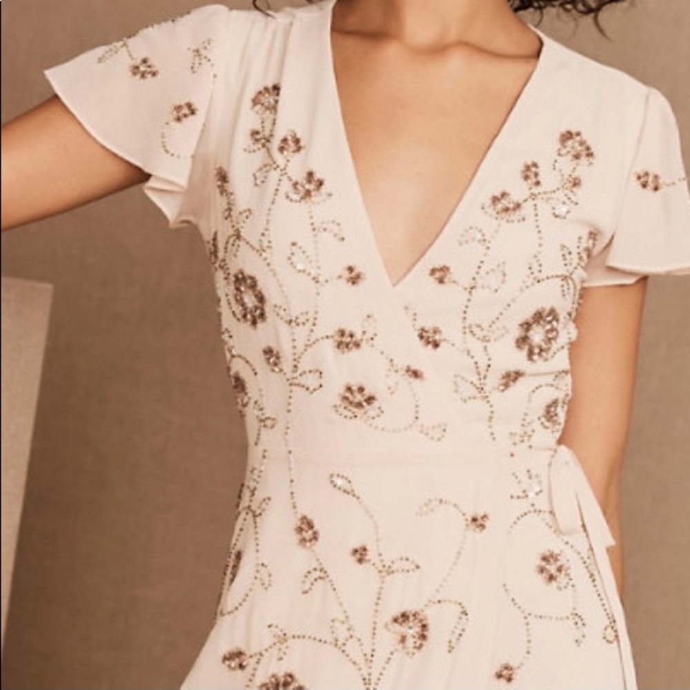 BHLDN Plymouth dress in oyster